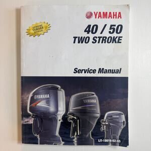 Genuine Yamaha 40/50 Two Stroke Service Manuel (LIT-18616-02-650)